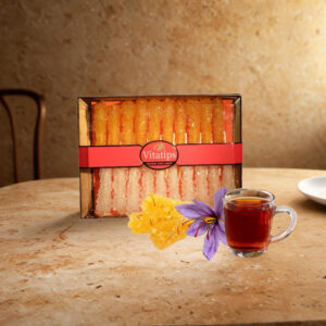 نبات کریستال (زعفرانی چوبدار و کلاسیک)