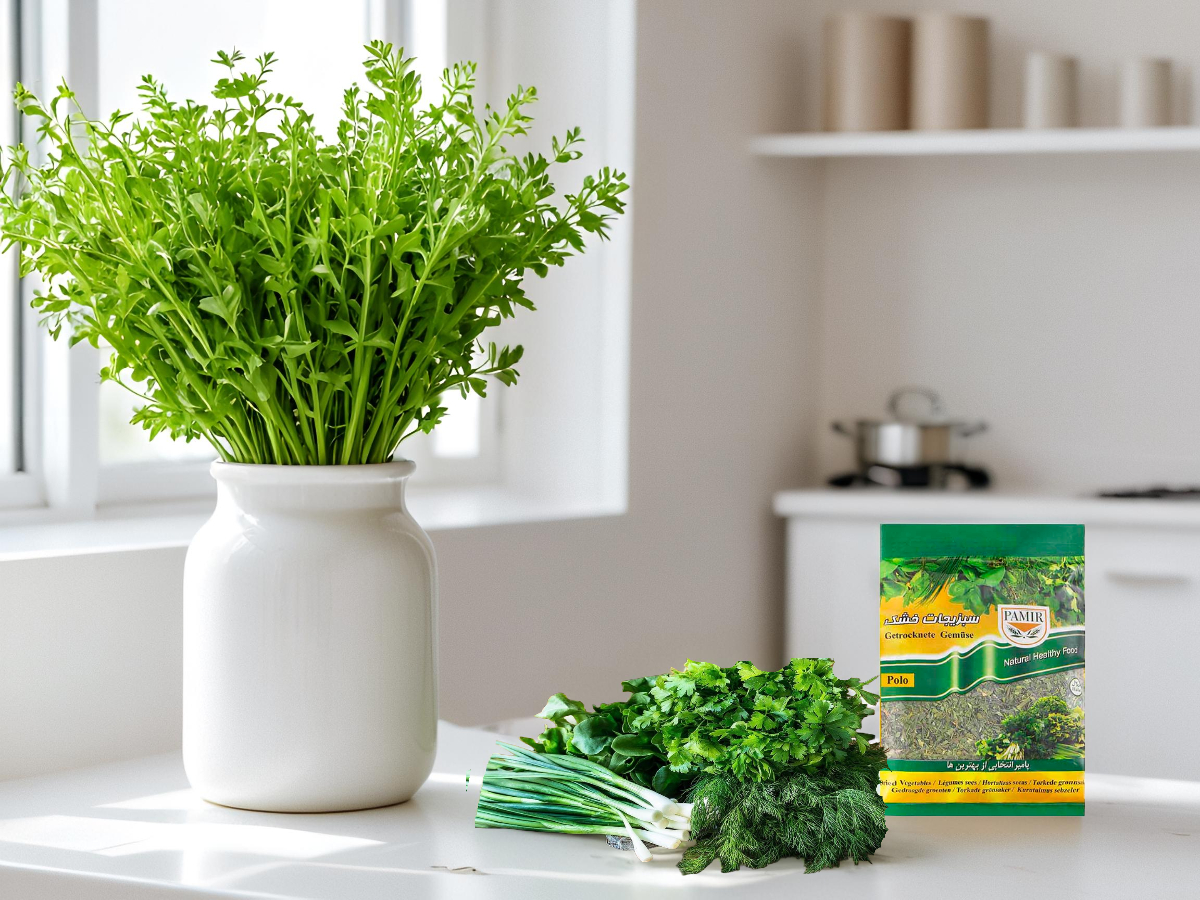 سبزی خشک پلویی