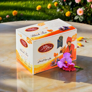 چای سیاه کیسه‌ای زعفرانی سحرخیز