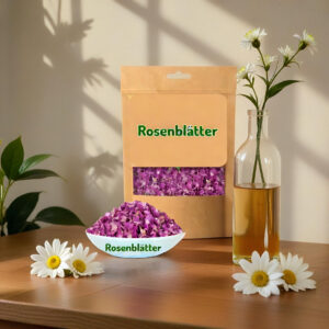 برگ گل محمدی خشک