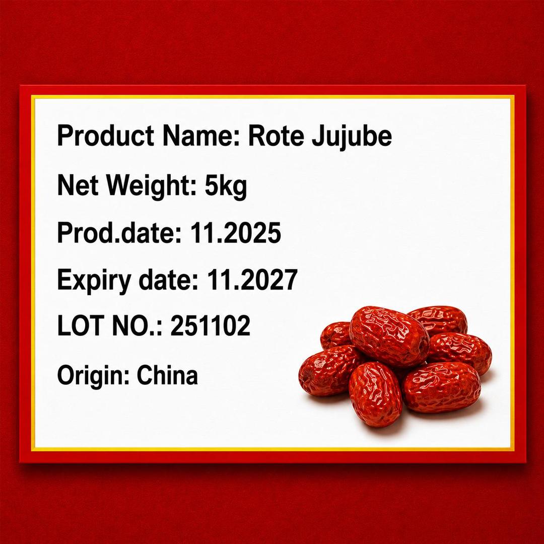 Jujube - Red dates (5 Kg)